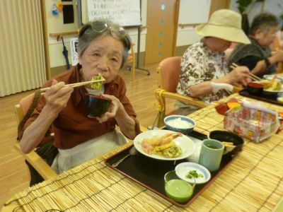 7月 七夕~冷やしそうめん、天ぷら~